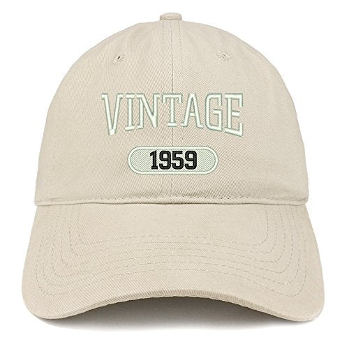 Trendy Apparel Shop Vintage 1959 Embroidered Relaxed Fitting Cotton Cap