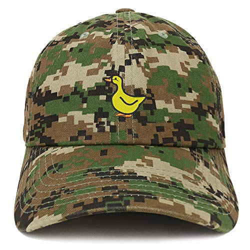 Trendy Apparel Shop Quack Embroidered Unstructured Cotton Dad Hat
