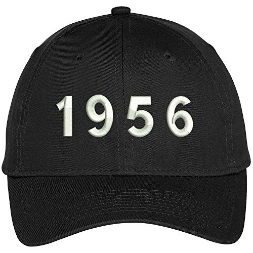 Trendy Apparel Shop 1956 Birth Year Embroidered Baseball Cap