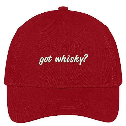 Trendy Apparel Shop Got Whisky? Embroidered Adjustable Cotton Cap