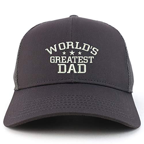 Trendy Apparel Shop World's Greatest Dad Structured High Profile Trucker Cap