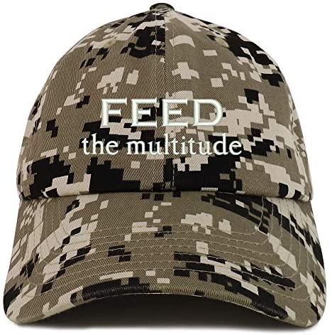 Trendy Apparel Shop Feed The Multitude Soft Crown 100% Brushed Cotton Cap