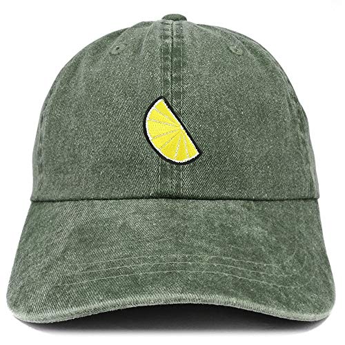 Trendy Apparel Shop Lemon Patch Pigment Dyed Washed Baseball Cap