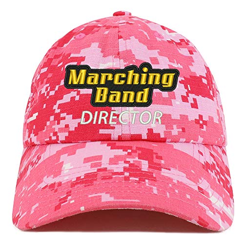 Trendy Apparel Shop Marching Band Director Embroidered Soft Crown 100% Brushed Cotton Cap