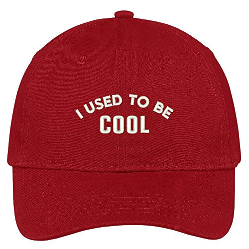 Trendy Apparel Shop I used To Be Cool Embroidered Low Profile Adjustable Cap Dad Hat