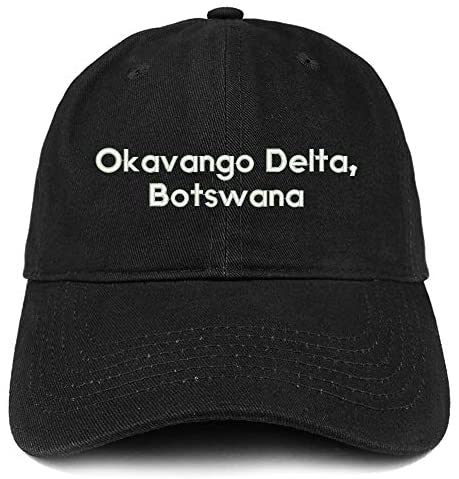 Trendy Apparel Shop Okavango Delta Botswana Embroidered Cotton Dad Hat
