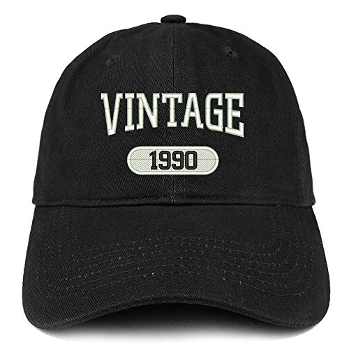 Trendy Apparel Shop Vintage 1990 Embroidered 31st Birthday Relaxed Fitting Cotton Cap