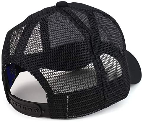 Trendy Apparel Shop High Frequency Eagle Head Structured Trucker Mesh Back Cap