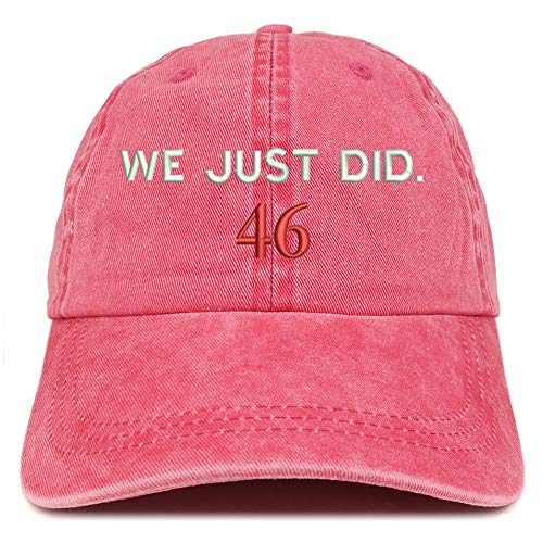 Trendy Apparel Shop We Just Did 46 President 2020 Celebration Washed Cotton Cap