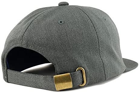 Trendy Apparel Shop Premium Soft Unstructured Flatbill Adjustable Snapback Cap