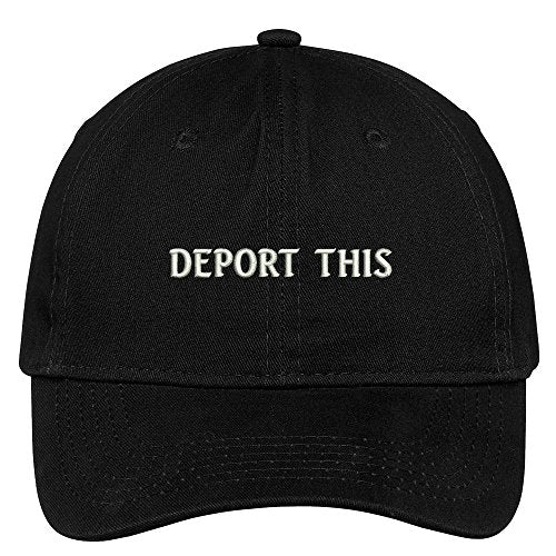 Trendy Apparel Shop Deport This Embroidered Soft Crown 100% Brushed Cotton Cap