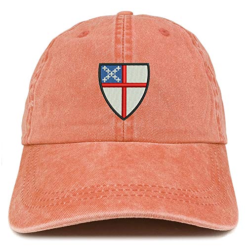 Trendy Apparel Shop Episcopal Shield Embroidered Washed Low Profile Cap