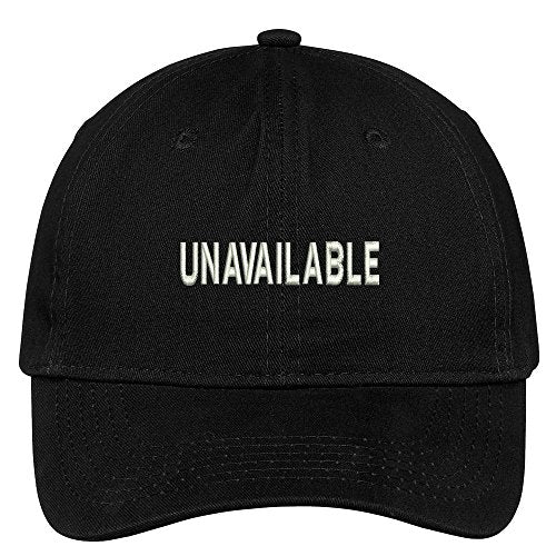 Trendy Apparel Shop Unavailable Embroidered Adjustable Cotton Cap