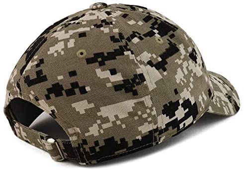 Trendy Apparel Shop MOM Capital Gold Thread Embroidered Soft Crown 100% Brushed Cotton Cap