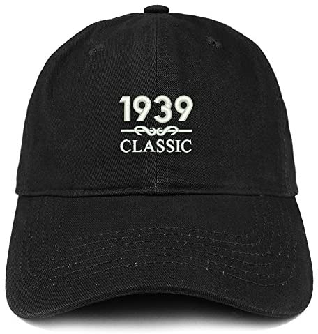 Trendy Apparel Shop Classic 1939 Embroidered Retro Soft Cotton Baseball Cap