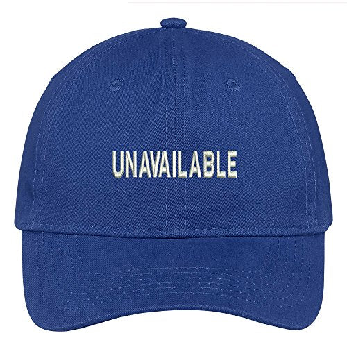 Trendy Apparel Shop Unavailable Embroidered Adjustable Cotton Cap