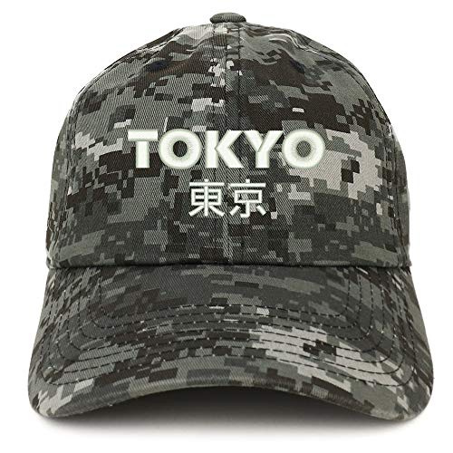 Trendy Apparel Shop Tokyo Embroidered Soft Crown 100% Brushed Cotton Cap
