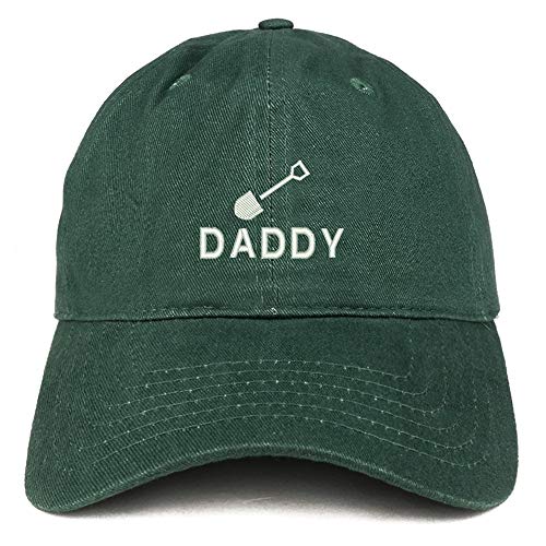 Trendy Apparel Shop Daddy with Shovel Embroidered Brushed Cotton Cap