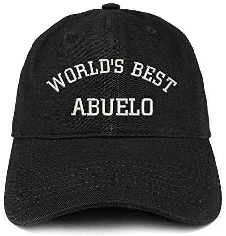 Trendy Apparel Shop World's Best Abuelo Embroidered Soft Brushed Cotton Cap
