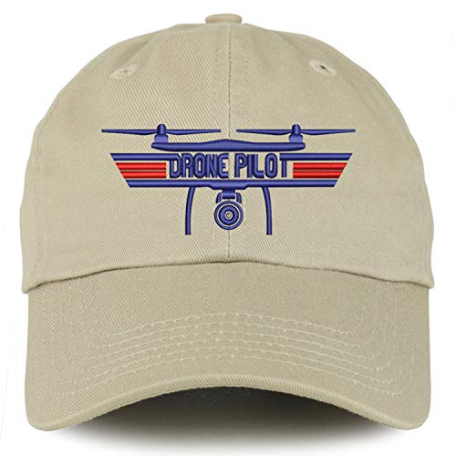Trendy Apparel Shop Youth Drone Top Gun Pilot Unstructured Cotton Baseball Cap