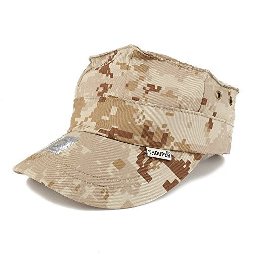 Trendy Apparel Shop Kid's Youth Size Military 8 Point Cover Trooper Patrol Cap