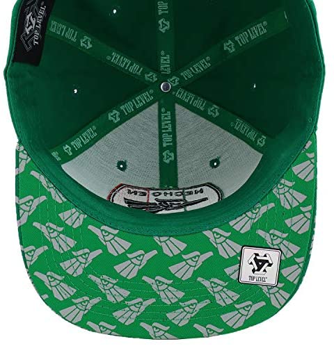 Trendy Apparel Shop Hecho en Mexico Eagle Square Patch Cotton Flatbill Cap