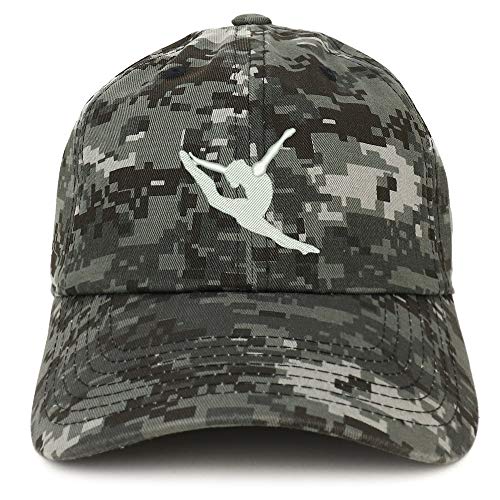 Trendy Apparel Shop Gymnast Embroidered Soft Crown 100% Brushed Cotton Cap