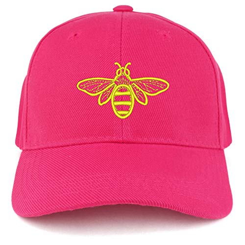Trendy Apparel Shop Bee Embroidered Youth Size Kids Structured Baseball Cap