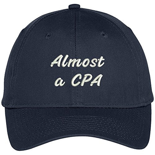 Trendy Apparel Shop Almost A CPA Embroidered Adjustable Snapback Baseball Cap
