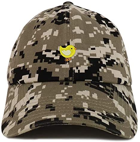 Trendy Apparel Shop Chick Embroidered Soft Crown 100% Brushed Cotton Cap