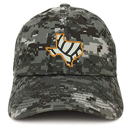 Trendy Apparel Shop Texas Volleyball Embroidered Brushed Cotton Cap