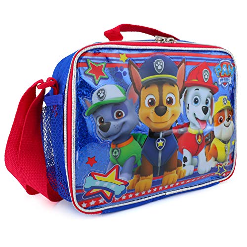 Trendy Apparel Shop Paw Patrol Kid's Boy Insulated Lunch Kit Box Bag - Royal