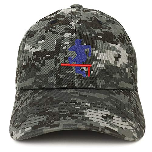 Trendy Apparel Shop Track Hurdler Embroidered Soft Crown 100% Brushed Cotton Cap