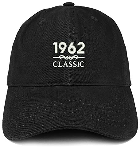 Trendy Apparel Shop Classic 1962 Embroidered Retro Soft Cotton Baseball Cap