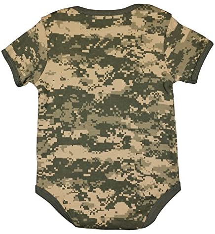 Trendy Apparel Shop Officially Licensed Army Black and Digital ACU Infant Bodysuits 2 Pack
