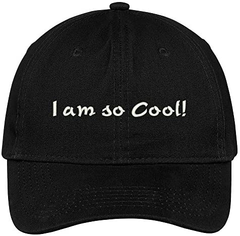Trendy Apparel Shop I Am So Cool! Embroidered Dad Hat Adjustable Cotton Baseball Cap