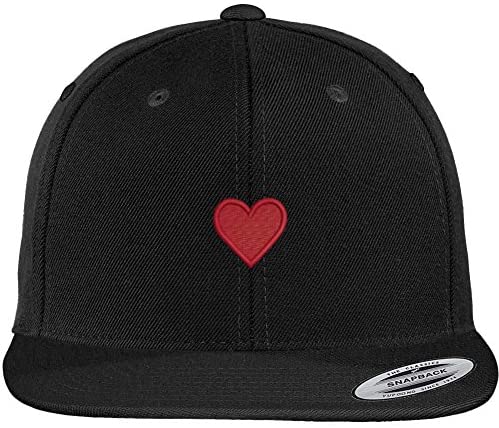 Trendy Apparel Shop Flexfit Ace of Heart Embroidered Snapback Cap