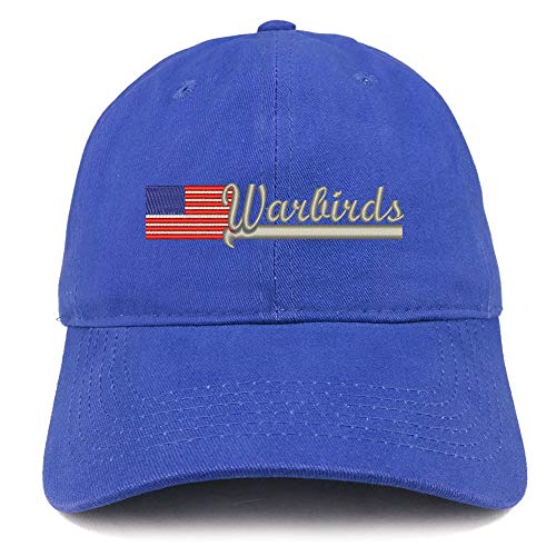 Trendy Apparel Shop American Warbirds Embroidered Unstructured Cotton Dad Hat