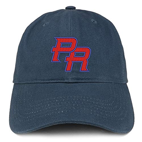 Trendy Apparel Shop Puerto Rico PR Embroidered Soft Crown 100% Brushed Cotton Cap
