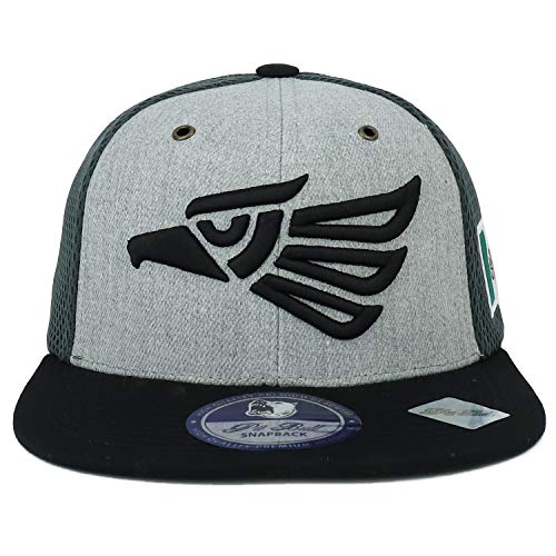 Trendy Apparel Shop Hecho en Mexico Eagle 3D Embroidered Micromesh Snapback Cap