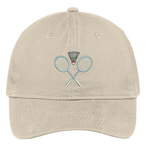 Trendy Apparel Shop Badminton Equipment Embroidered Soft Crown 100% Brushed Cotton Cap