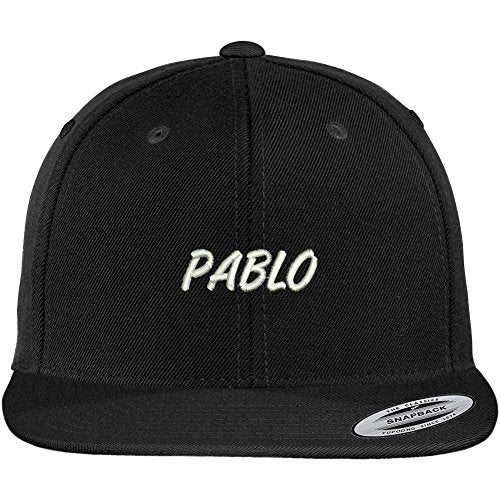 Trendy Apparel Shop Pablo Flexfit Embroidered Flat Bill Snapback Cap