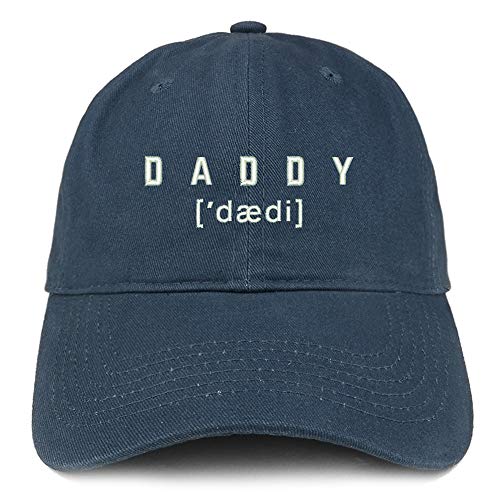 Trendy Apparel Shop Daddy daedi Embroidered Brushed Cotton Cap