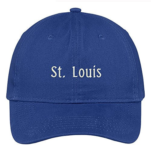 Trendy Apparel Shop St Louis City Embroidered Low Profile 100% Cotton Adjustable Cap