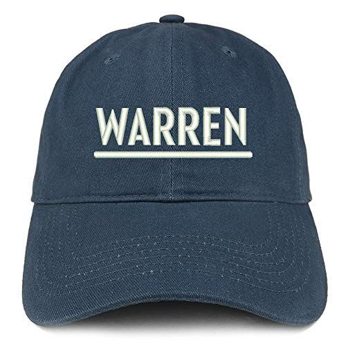 Trendy Apparel Shop Elizabeth Warren Embroidered Soft Crown 100% Brushed Cotton Cap