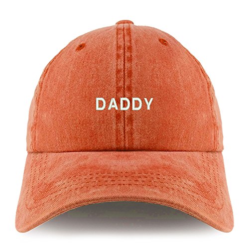 Trendy Apparel Shop Daddy Embroidered Pigment Dyed Unstructured Cap