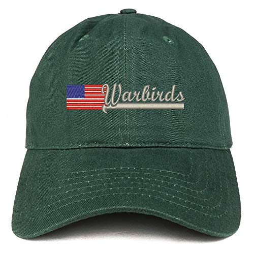 Trendy Apparel Shop American Warbirds Embroidered Unstructured Cotton Dad Hat