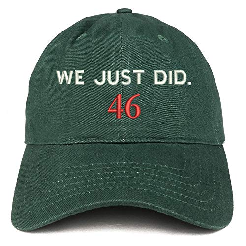 Trendy Apparel Shop We Just Did 46 President 2020 Celebration Brushed Cotton Cap