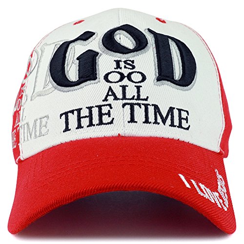 Trendy Apparel Shop God is Good All The Time Christian Theme Embroidered Adjustable Baseball Cap