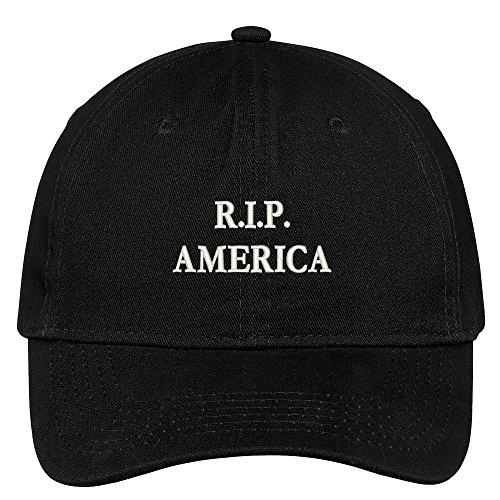 Trendy Apparel Shop Rip America Embroidered Low Profile Deluxe Cotton Cap Dad Hat